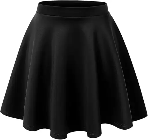 Falda corta negra